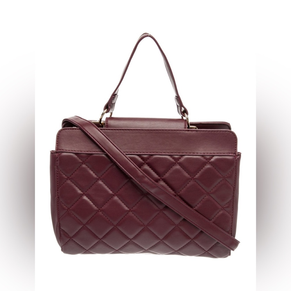 $180 Badgley Mischka Quilted Mini Tote Bag - Picture 6 of 7